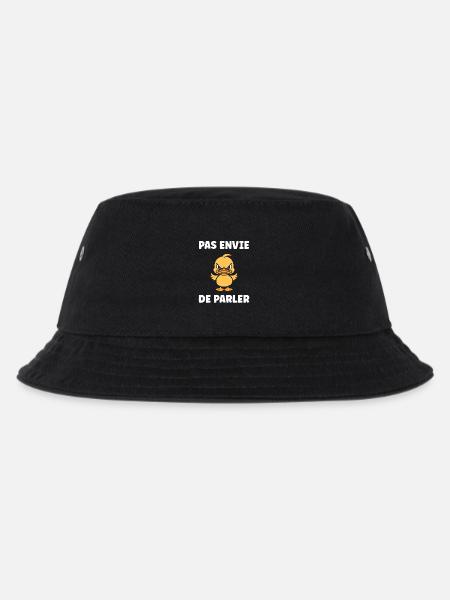 Pas envie de parler Canard - Bob Enfant - noir