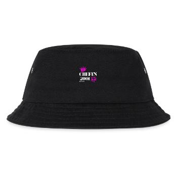 Chefin Edition 2001 24 Geburtstag Spruch - Kinder Bucket Hat - Schwarz - Vorne