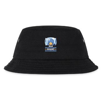 Shlafshirt Das Dickerchen Macht Nickerchen - Kinder Bucket Hat - Schwarz - Vorne