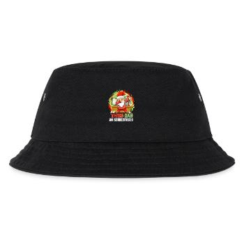 TEAM-DAB AT DESK Office Gnome Office Xmas - Kids’ Bucket Hat - black - Front