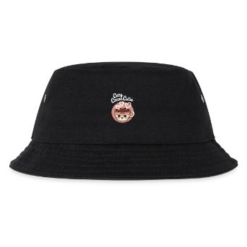 Cozy Cocoa Cutie - Kinder Bucket Hat - Schwarz - Vorne