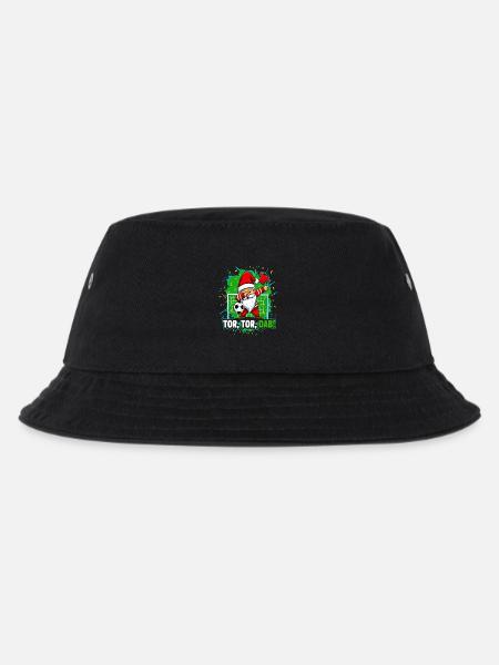 Tor Tor Dab Fußball Santa Wichtel Weihnachten - Kinder Bucket Hat - Schwarz