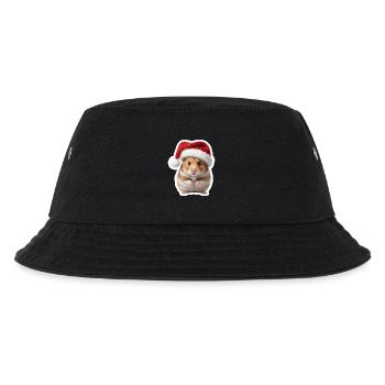 Suesser Hamster - Suesse Weihnachten  - Kinder Bucket Hat - Schwarz - Vorne