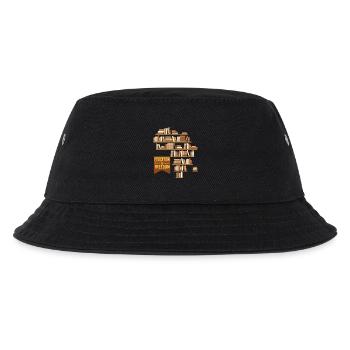 Bildung ist Freiheit – Black History Pride - Kinder Bucket Hat - Schwarz - Vorne