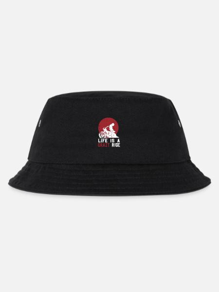 Life is a crazy ride - Kids’ Bucket Hat - black