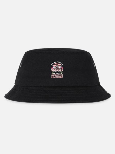 Hawaiian Ukulele Uke I'm Not - Kinder Bucket Hat - Schwarz