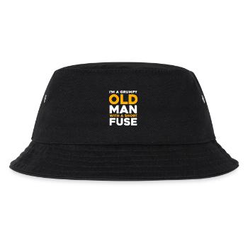 Grumpy Old Man with a Short Fuse - Kids’ Bucket Hat - black - Front
