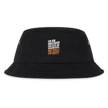 I'm Dressed At Desk Home Office Office - Kids’ Bucket Hat - black - Front