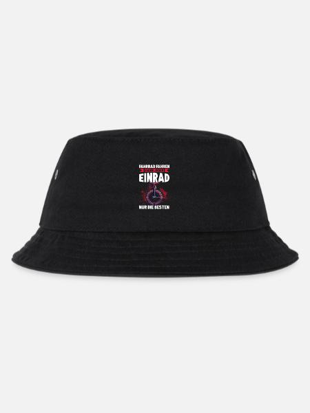 Fahrrad Fahren Kann Jeder Einrad Nur Die Besten - Kinder Bucket Hat - Schwarz