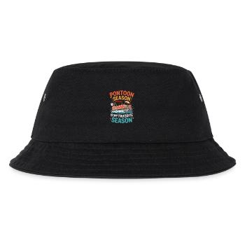 Pontoon Season Is My Favorite Season Funnier - Kids’ Bucket Hat - black - Front