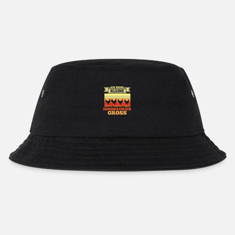 Hühner Hühnerbauer Bauer Landwirt Huhn - Kinder Bucket Hat - Schwarz