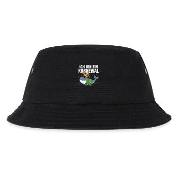 ICH BIN EIN KARNEWAL – Witziges Wortspiel - Kinder Bucket Hat - Schwarz - Vorne