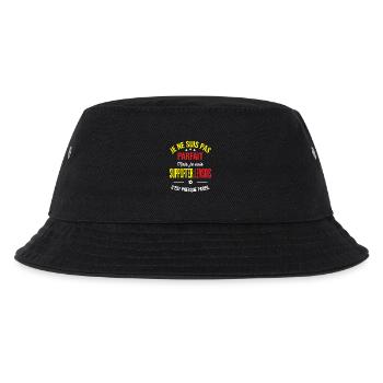 Nicht perfekt, aber die Unterstützung von Lens ist dasselbe - Kinder Bucket Hat - Schwarz - Vorne