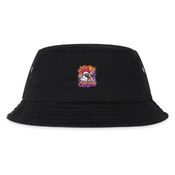 Cool Chicken with Sunglasses Colorful - Kids’ Bucket Hat - black - Front