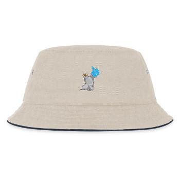 Scellez le pouce en l’air - Bob Enfant - blanc cassé/bleu marine - Devant
