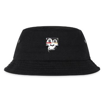 MONOKASSETTENFARBE - Kinder Bucket Hat - Schwarz - Vorne