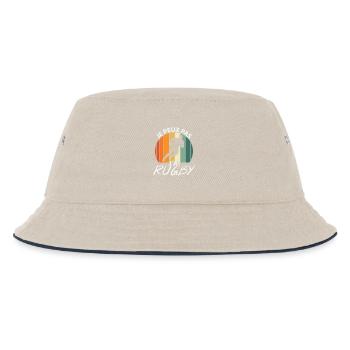 Je peux pas J'ai Rugby - Bob Enfant - blanc cassé/bleu marine - Devant