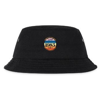 1985 Vintage Geburtstagsgeschenk 85 Geburtstag - Kinder Bucket Hat - Schwarz - Vorne