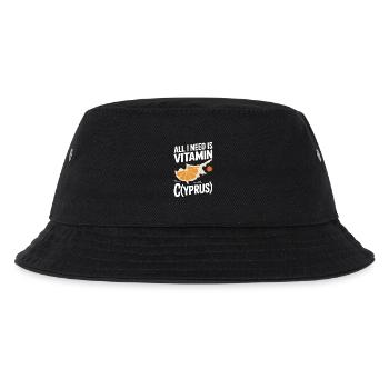 Cyprus All I Need Is Vitamin Cyprus Cyprus Flag - Kids’ Bucket Hat - black - Front