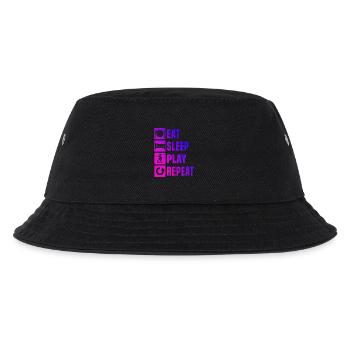 Frisches Floorball Motiv für Unihockey - Kinder Bucket Hat - Schwarz - Vorne