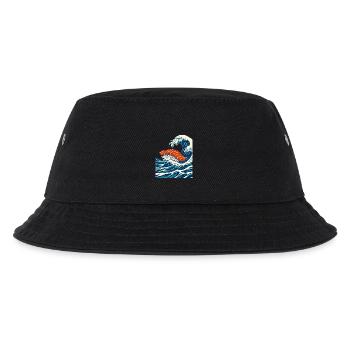 Sushi au saumon sur les vagues japonaises - Bob Enfant - noir - Devant