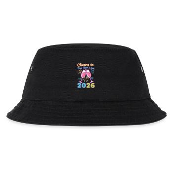 Ein Hoch auf die Silvesterfeier 2026! - Kinder Bucket Hat - Schwarz - Vorne