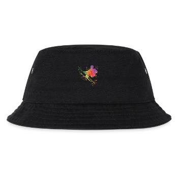 Alpine skiing Winter sports Nordic skiing - Kids’ Bucket Hat - black - Front