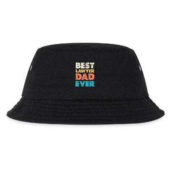 Best Lawyer Dad Ever - Kinder Bucket Hat - Schwarz - Vorne
