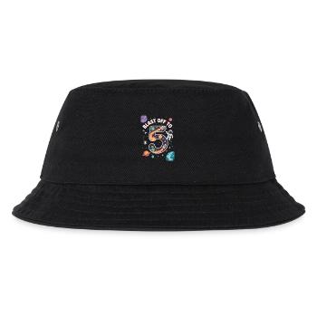 Departure into space 5th birthday children's birthday party - Kids’ Bucket Hat - black - Front