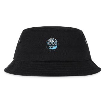 Diving Diver Snorkeling Recreational Diver - Kids’ Bucket Hat - black - Front