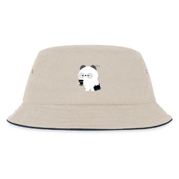 Pause café panda - Bob Enfant - blanc cassé/bleu marine - Devant
