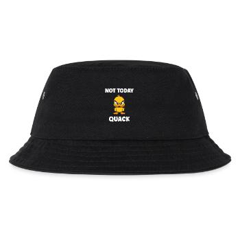 Not Today Quack Feisty Duck - Kids’ Bucket Hat - black - Front
