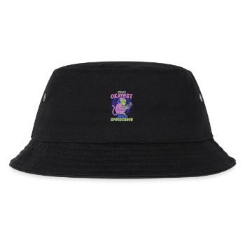 Speedcubing Speed Cube Worlds Okayest Speedcuber - Kinder Bucket Hat - Schwarz - Vorne