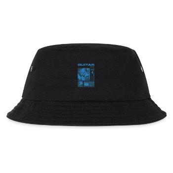Gitarrist, Rockgitarrist, Streetwear-Musiker - Kinder Bucket Hat - Schwarz - Vorne