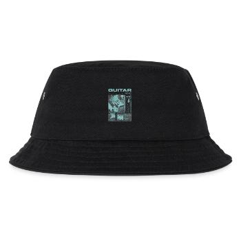 Gitarrist, Rockgitarrist, Streetwear-Musiker - Kinder Bucket Hat - Schwarz - Vorne