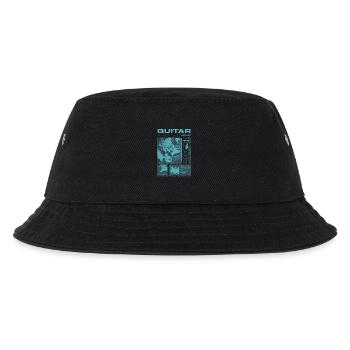 Gitarrist, Rockgitarrist, Streetwear-Musiker - Kinder Bucket Hat - Schwarz - Vorne