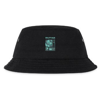 Gitarrist, Rockgitarrist, Streetwear-Musiker - Kinder Bucket Hat - Schwarz - Vorne