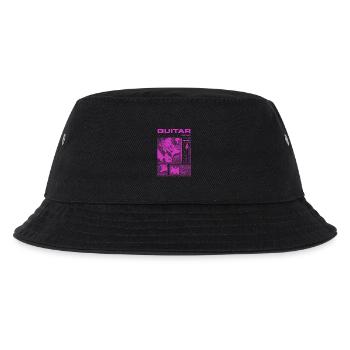 Gitarrist, Rockgitarrist, Streetwear-Musiker - Kinder Bucket Hat - Schwarz - Vorne