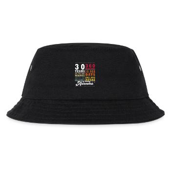 30 Jahre Dreißigster Geburtstag - Kinder Bucket Hat - Schwarz - Vorne