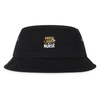Stolzer Vater einer Pflegekraft - Kinder Bucket Hat - Schwarz - Vorne
