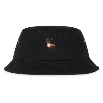 Rentiere Rentier - Kinder Bucket Hat - Schwarz - Vorne