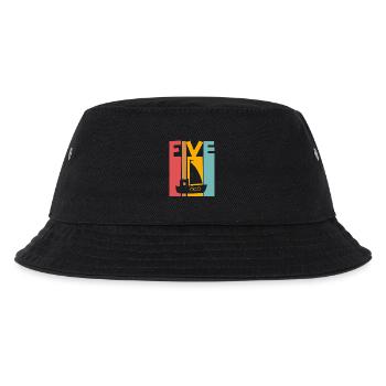 5. Geburtstag Segelschiff - Kinder Bucket Hat - Schwarz - Vorne