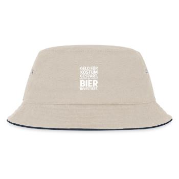 L’argent du carnaval économisé pour la fête costumée de bière et alcool - Bob Enfant - blanc cassé/bleu marine - Devant