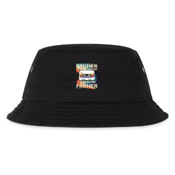 Everything was better in the past - I'm from before - Kids’ Bucket Hat - black - Front