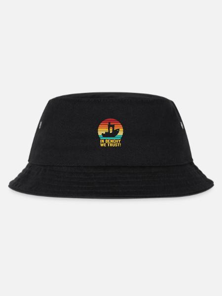 In Benchy We Trust – Retro 3D Printing Design - Kids’ Bucket Hat - black