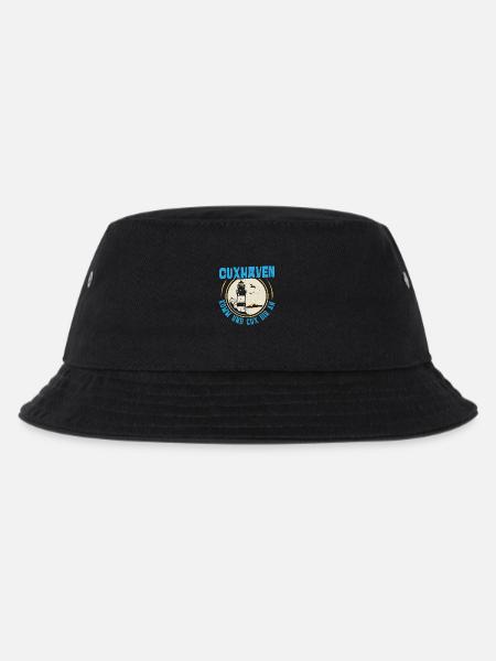 Nordsee Urlaub CUXHAVEN KOMM UND CUX DIR AN Lustig - Kinder Bucket Hat - Schwarz