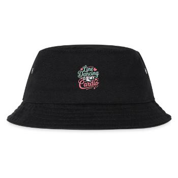 Line Dancing Sayings Funny Line Dance Gift - Kids’ Bucket Hat - black - Front