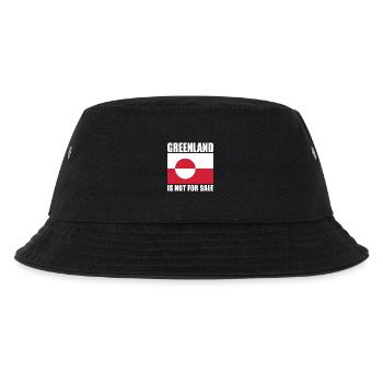 Greenland Is Not For Sale - Kids’ Bucket Hat - black - Front