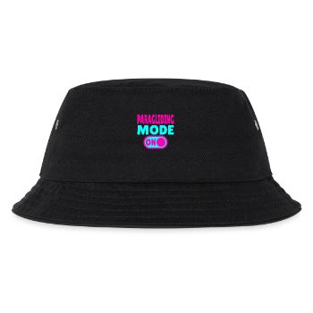 Paragliding Mode ON – Gleitschirmfreiheit - Kinder Bucket Hat - Schwarz - Vorne