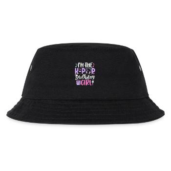 I'm The K-Pop Birthday Girl - Kinder Bucket Hat - Schwarz - Vorne